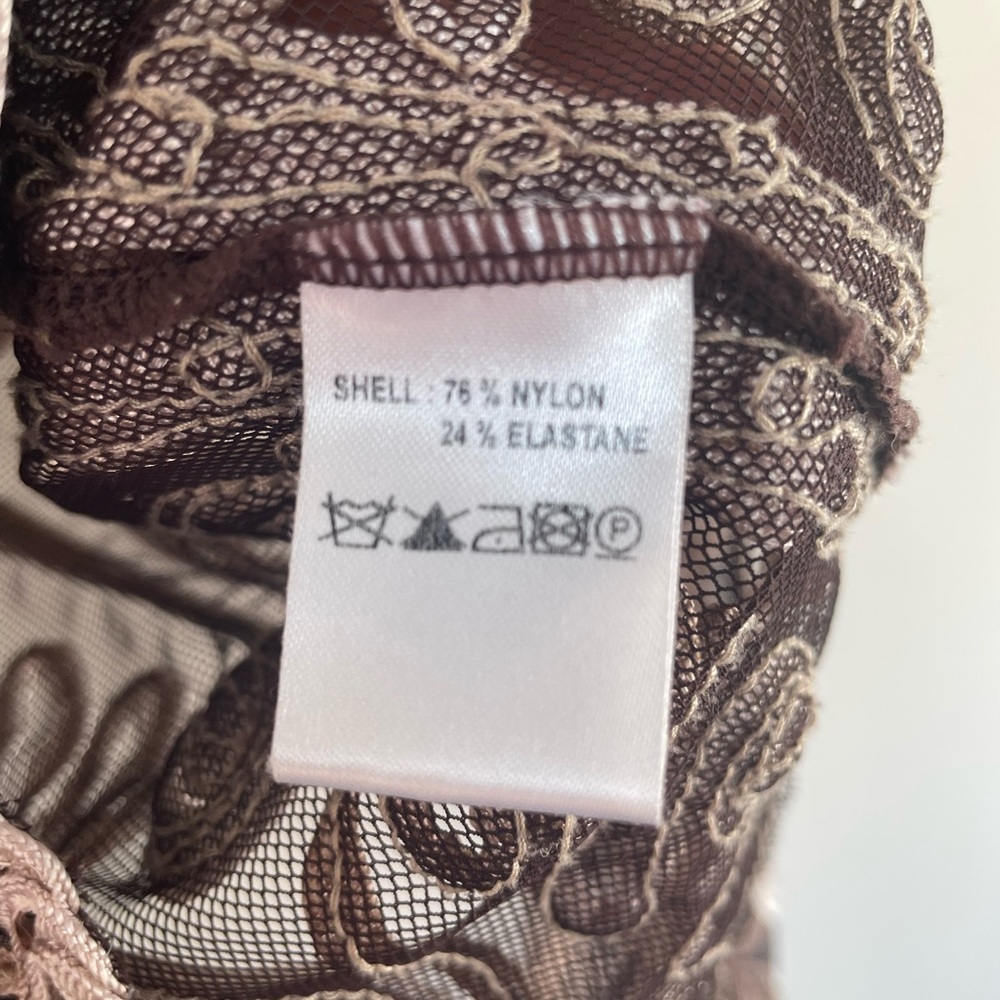 Y2k Phase Eight sheer embroidered blouse - Picture 5 of 5
